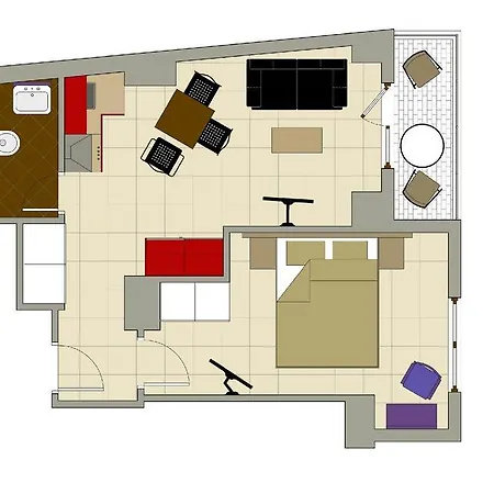 Hotel de apartamente San Antonio Apt Rhodes City